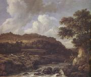 Jacob van Ruisdael A Mountainous Wooded Landscape with a Torrent (nn03) oil painting picture wholesale
